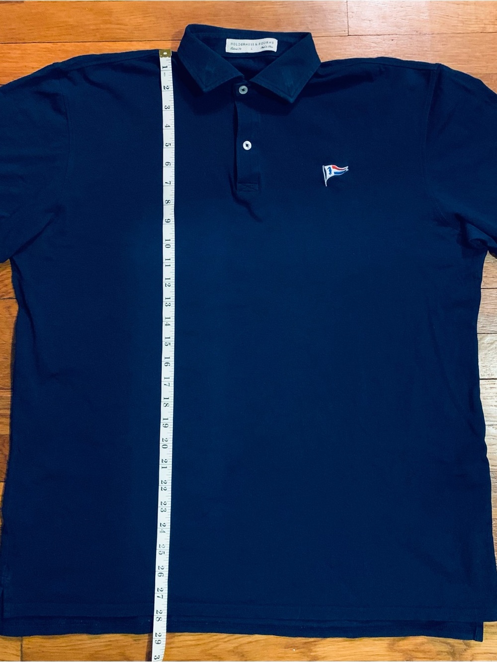 Holderness & Bourne Polo Shirt Golf Tailored Fit with Logo Embroidery - Picture 7 of 13